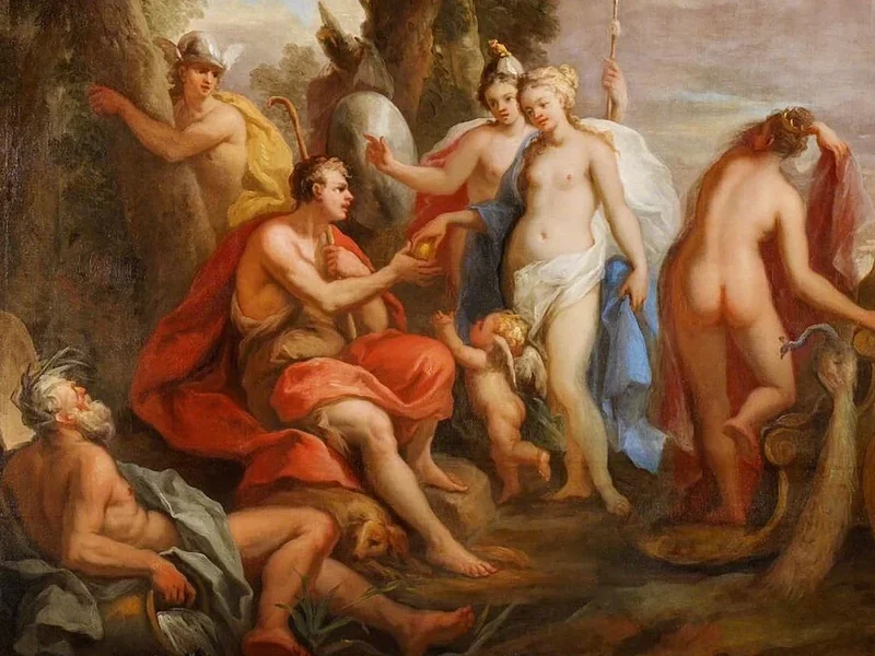 1675-James Thornhill - Il giudizio di Paride